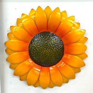 Metal Sunflower Wall Art
